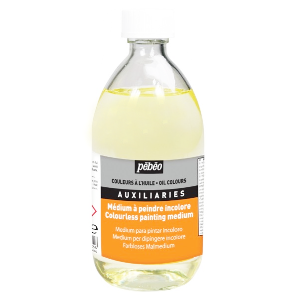 Médium Incolor Para Tinta Óleo Pébéo 495ml